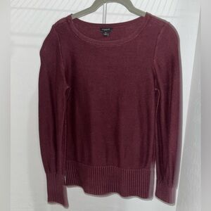 Women’s Burgundy Long Sleeve Sweater